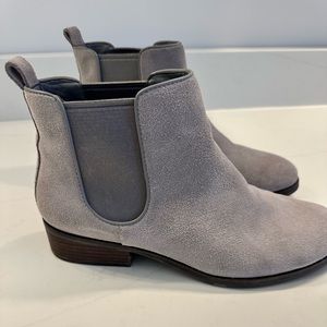 Cole Hann Light Gray Suede Shoe Boots Size 8.5